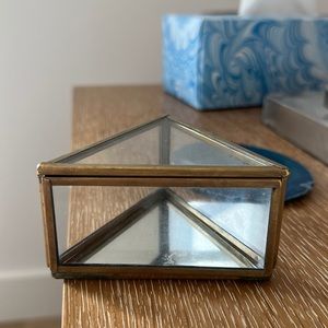 Gold jewelry box